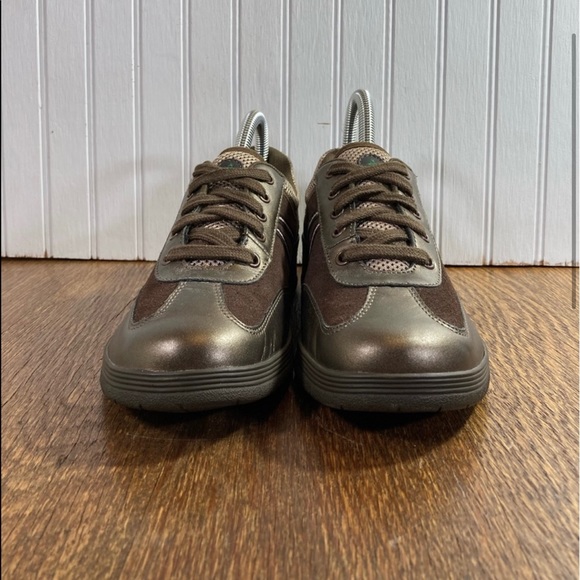 Grasshoppers Brown Suede/Copper Sneaker Wmn Sz 7.5 - Picture 2 of 11